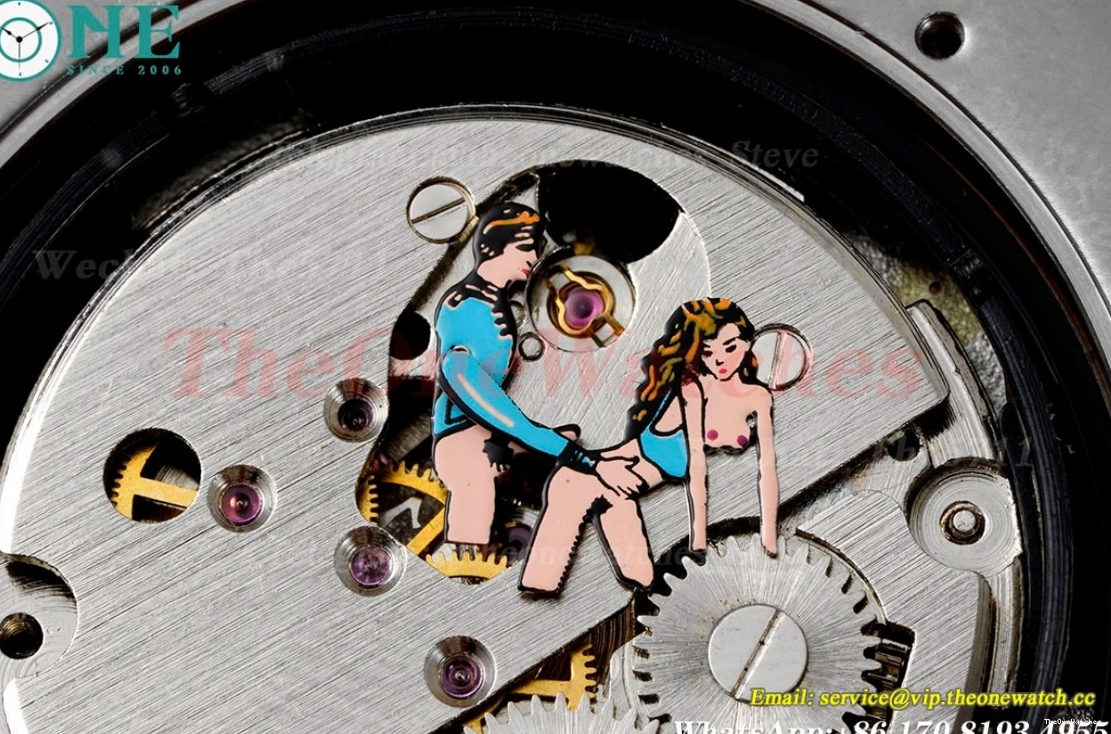 Stk SS Oak SS Royal A23J(Erotic) ABF Black Fake tourbillon 0121